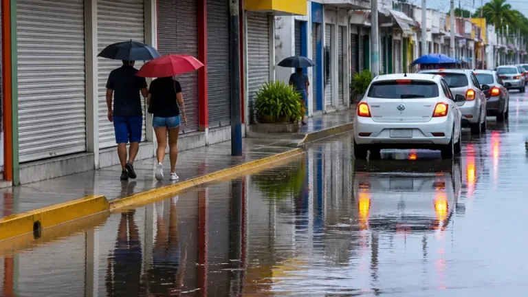 Apagón deja sin luz a sectores de Kanasín y la zona metropolitana tras lluvias