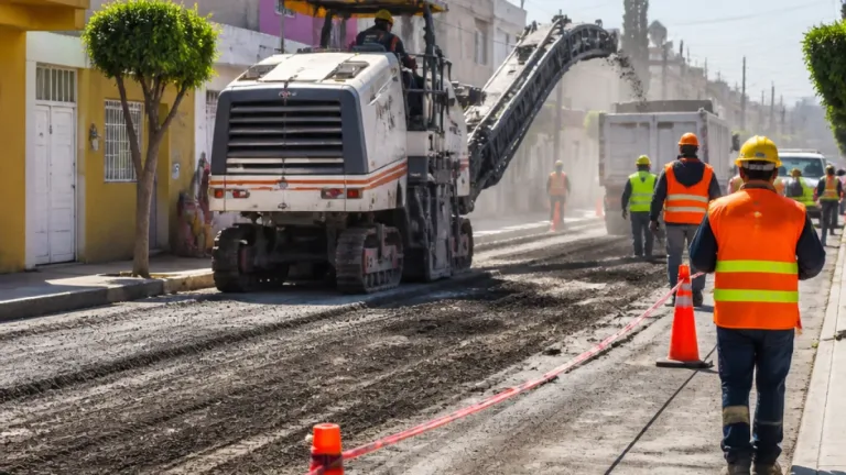 Apizaco entrega obra vial en San Esteban Tizatlán en cuatro días