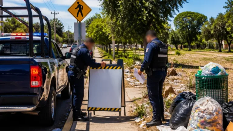 Apizaco mantiene operativo «Cero Tolerancia» para sancionar a quienes tiren basura en la vía pública