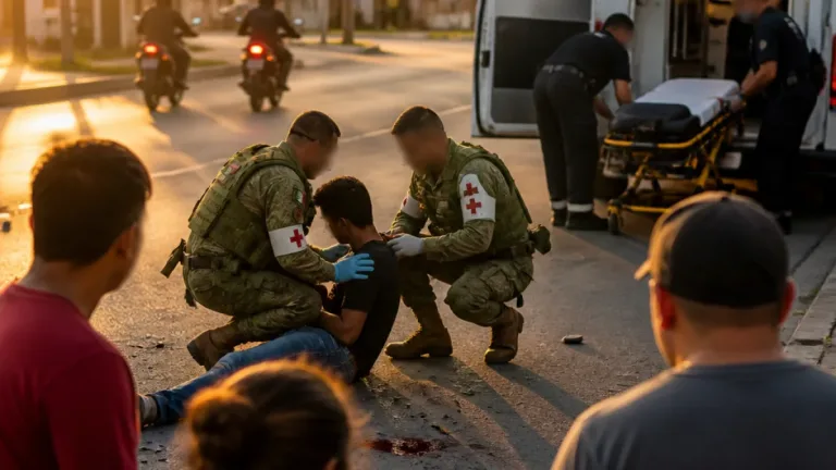 Ataque a balazos en colonia Lázaro Cárdenas deja a un joven herido; fue atendido por militares