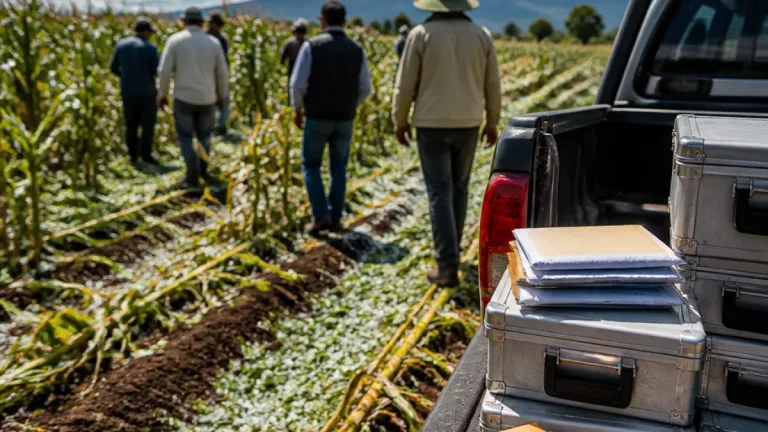 Atlixco: granizadas y trombas dañan cultivos; SDR entrega apoyos a productores