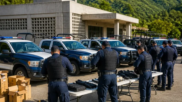 Autoridades refuerzan apoyo a Policía Estatal en Huajicori para ampliar presencia operativa