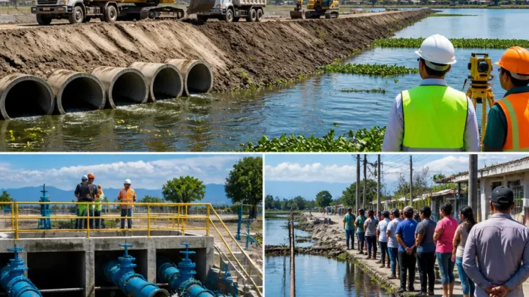 Avances en obras contra inundaciones benefician a Nezahualcóyotl; revisión territorial del diputado Ulloa