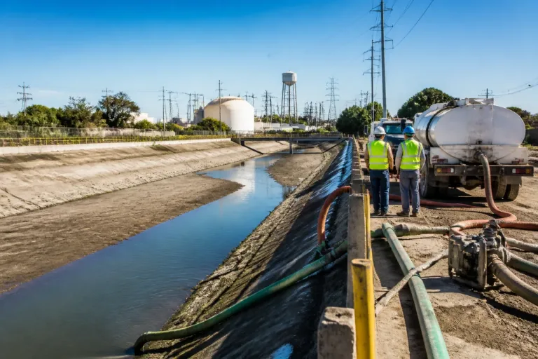 Bajo nivel del canal Guillermo Rodhe reduce presión de agua en Reynosa