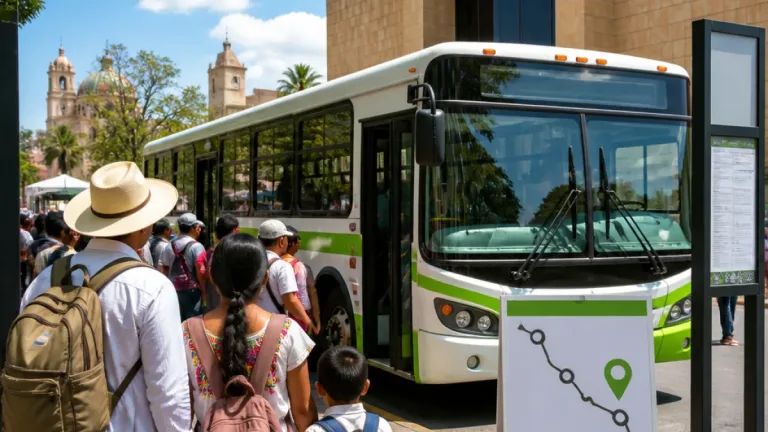 BinniBus ofrece ruta gratuita a la Feria del Mezcal; servicio opera del 17 al 28 de julio