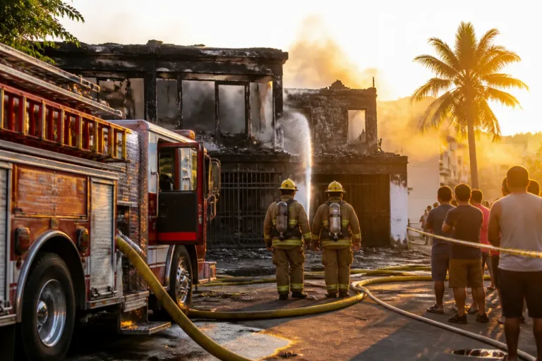 Bomberos controlan incendio en vivienda de Villa de Álvarez; no hubo lesionados
