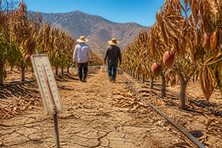 Calor extremo golpea la producción de mango en Los Cabos: pérdidas de hasta 70%