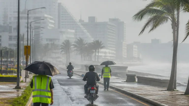 Cancún: niebla matutina y alerta por lluvias intensas; recomendaciones para la jornada