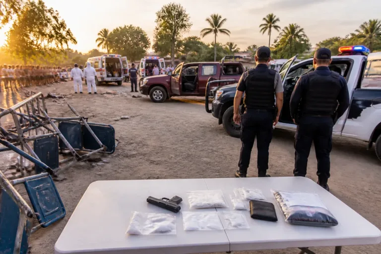 Capturan a cuatro presuntos implicados en ataque del fan fest en Yautepec; hubo tres muertos
