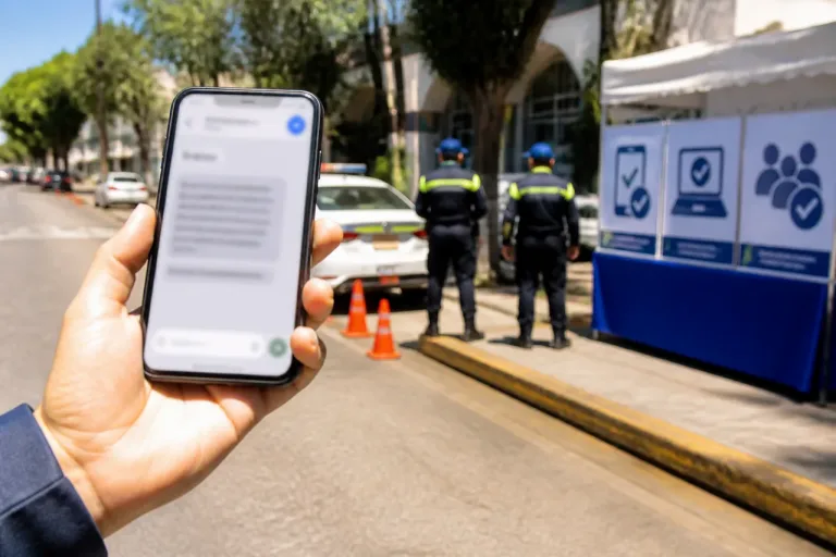 CDMX advierte sobre fraudes por SMS que suplantan multas de tránsito; pide verificar en canales oficiales