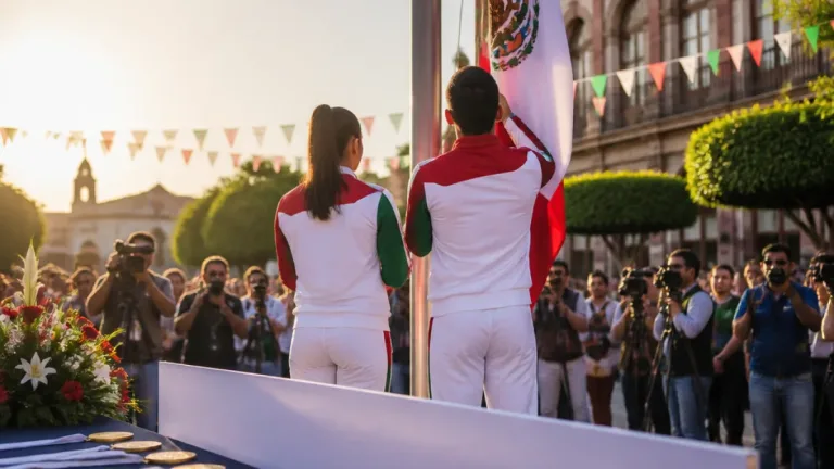 Celaya: deportistas Juan Celaya y Gabriela Rodríguez, abanderados de México en Santo Domingo 2026