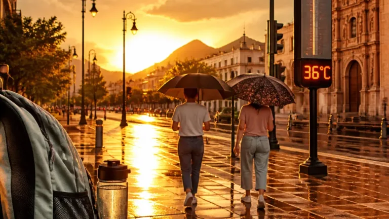 Chihuahua: domingo con calor, lluvia ligera y máxima de 31 °C