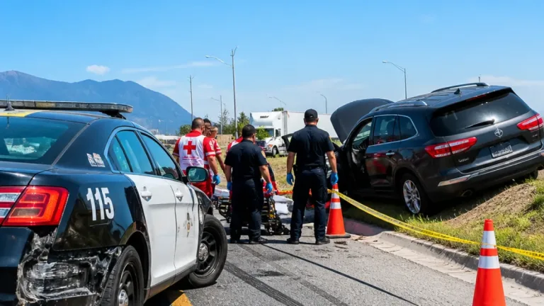 Choque en Anillo Periférico deja a policías lesionados en Apodaca