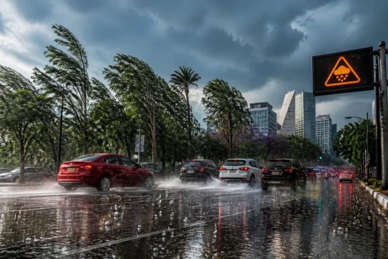 Ciudad de México: prevén lluvias fuertes, granizo y rachas de hasta 50 km/h esta tarde