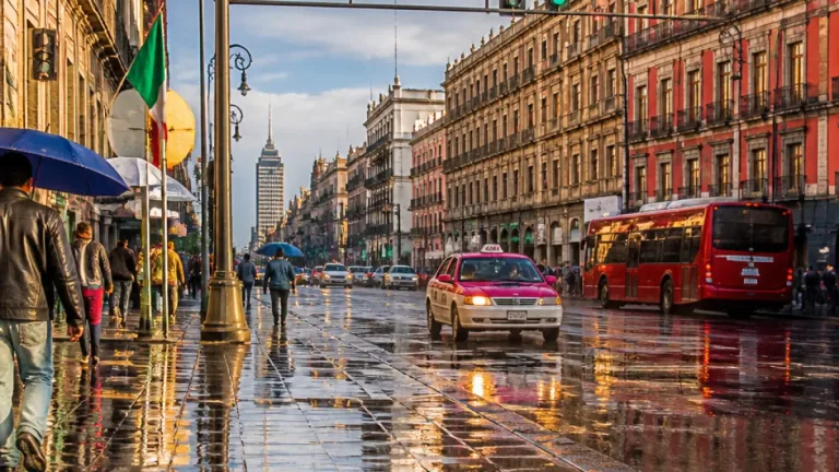 Ciudad de México: viernes templado y lluvia ligera; máxima prevista 22°C