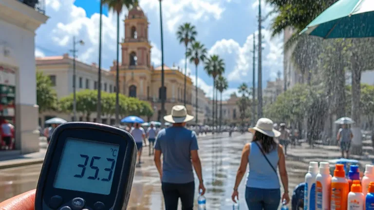 Ciudad Victoria espera jornada calurosa con picos de hasta 35.3 °C y posibilidad de lluvia vespertina