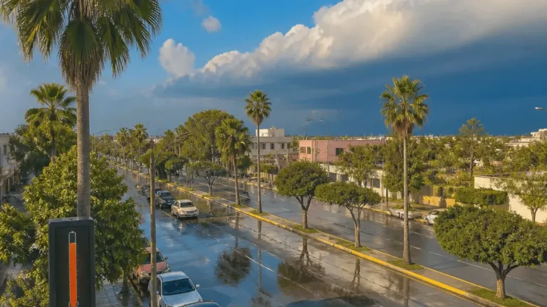 Clima en Ciudad Victoria: jornada calurosa con posibilidad de chubascos por la tarde
