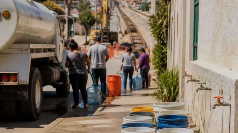 Colonias de Pachuca continúan sin agua; suministro se restablecerá de forma paulatina