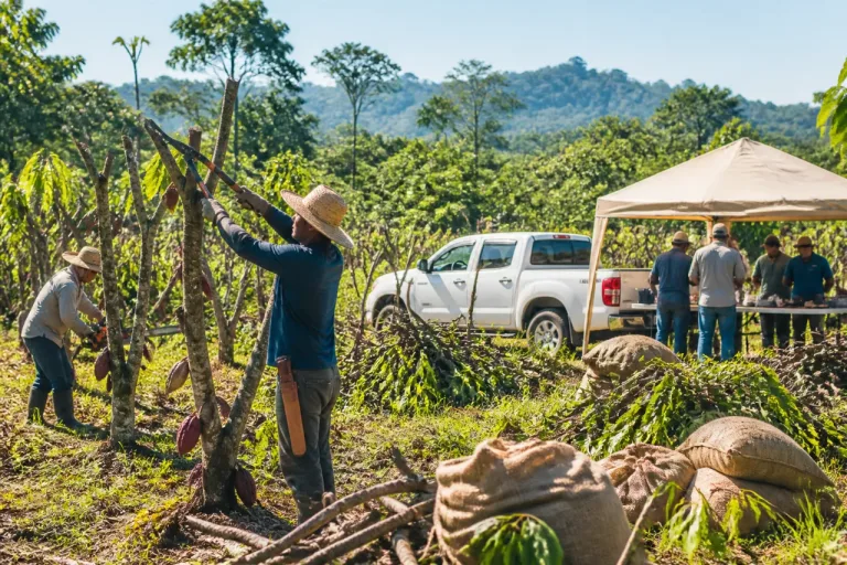 Comalcalco arranca poda fitosanitaria en 345 ha para proteger la producción de cacao