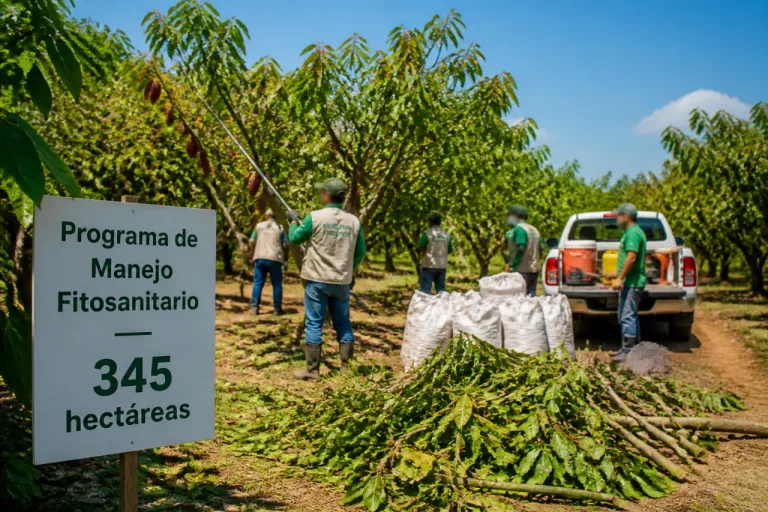 Comalcalco inicia poda fitosanitaria en 345 hectáreas de cacao para combatir la moniliasis