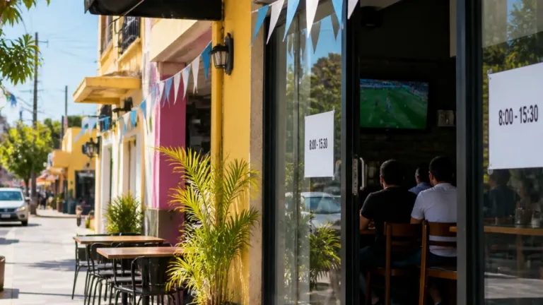 Comercios de Jesús María atenderán de corrido hasta las 15:30 por la semifinal de Argentina