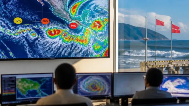 Conagua alerta: perturbación tropical podría dejar lluvias fuertes en Colima esta semana