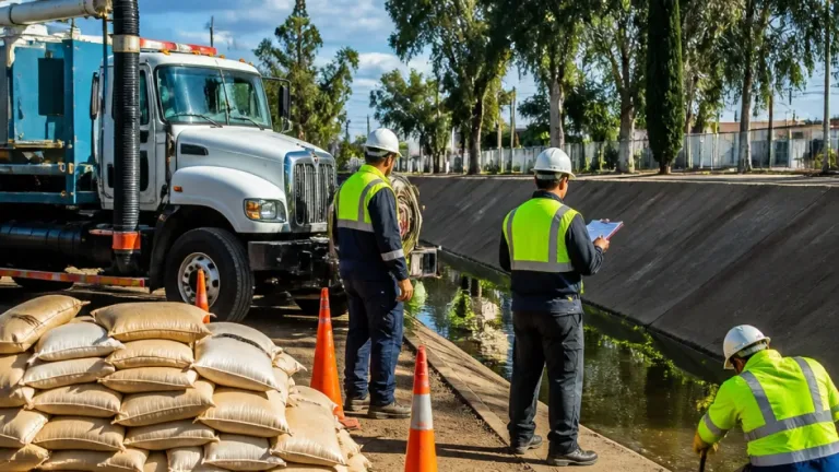 Conagua refuerza inspecciones y despliegue en Pueblo Nuevo ante temporada de lluvias