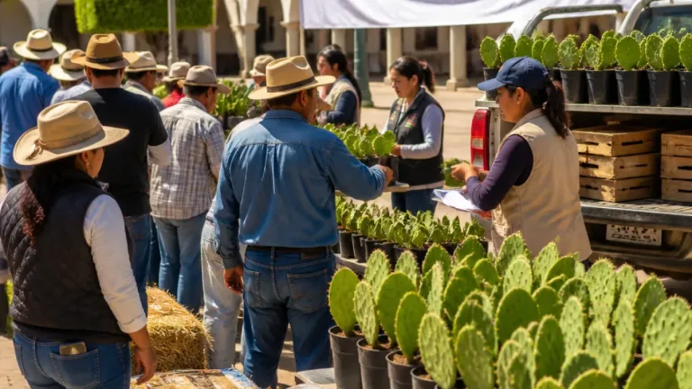 Corregidora entrega nopal Copena a 100 productores para fortalecer el campo