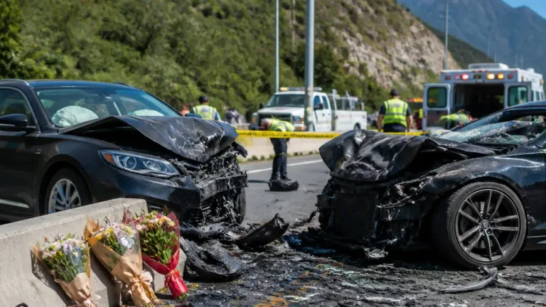 Cuatro jóvenes mueren tras choque frontal en Carretera Nacional en Santiago