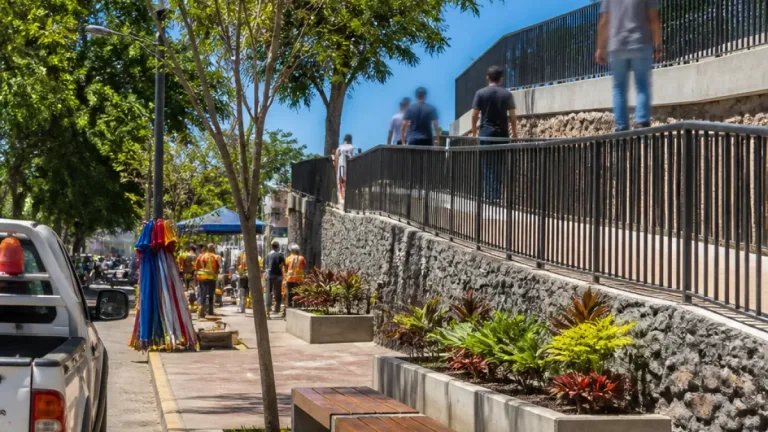 Cuernavaca remodela barda colapsada y habilita mirador peatonal en circuito Adolfo López Mateos