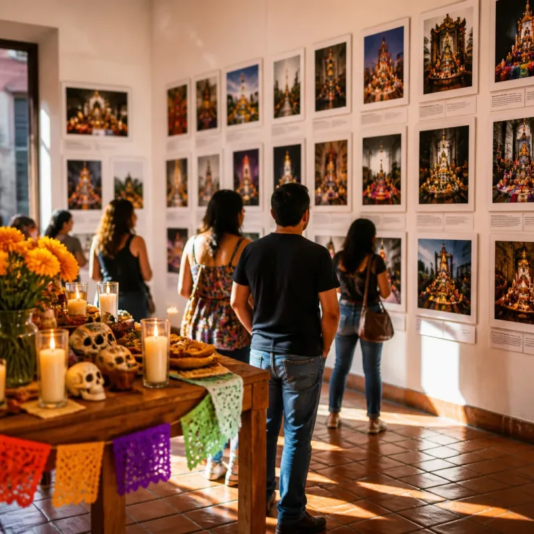 Exposición en Puebla documenta sincretismo religioso con 40 imágenes entre 1998 y la fecha