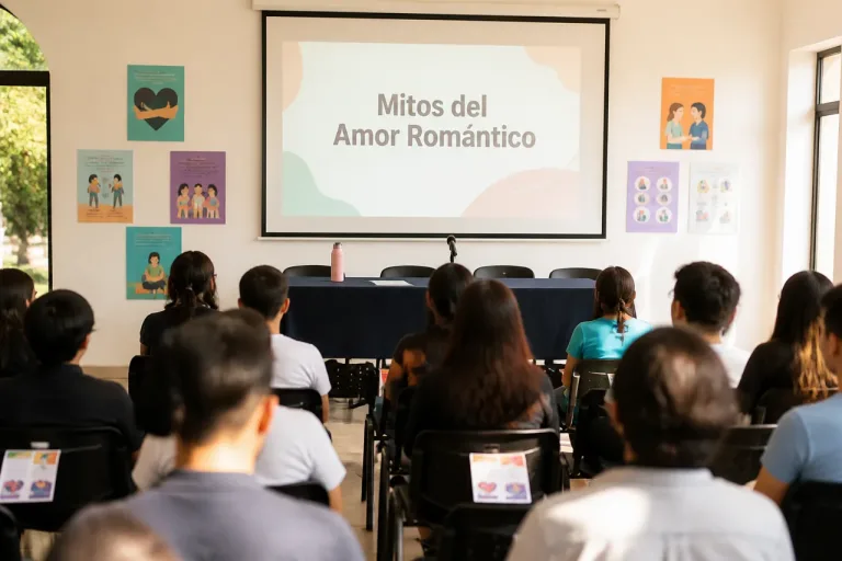 Delicias: Instituto de las Mujeres imparte plática sobre mitos del amor romántico en la Universidad Vizcaya