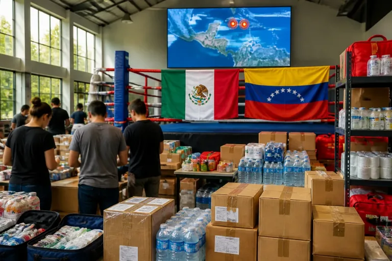 El CMB coordina colecta desde México para las víctimas del doble sismo en Venezuela