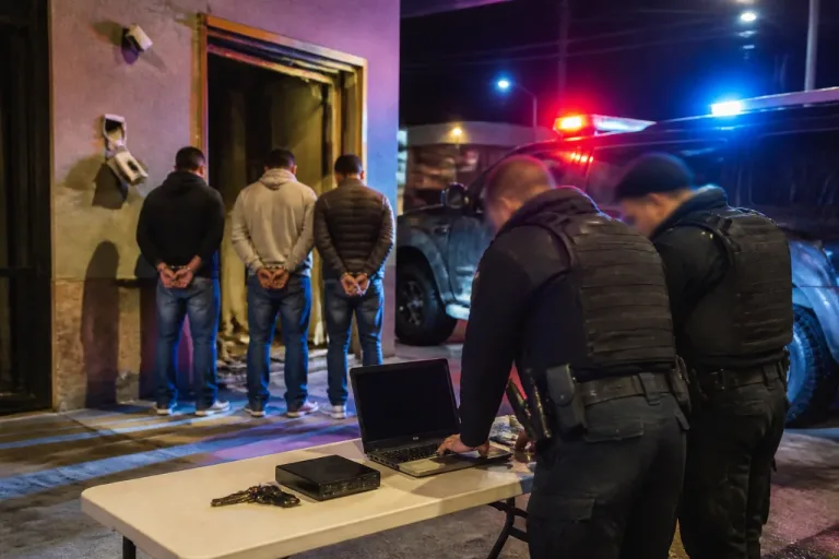 Detención en Monterrey tras robo y destrozos en negocio de la colonia Santa María