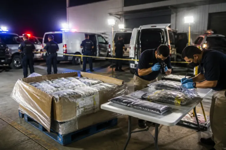 Detienen 11 personas y aseguran 165 kg de cocaína en aeropuerto de Tijuana: informe federal