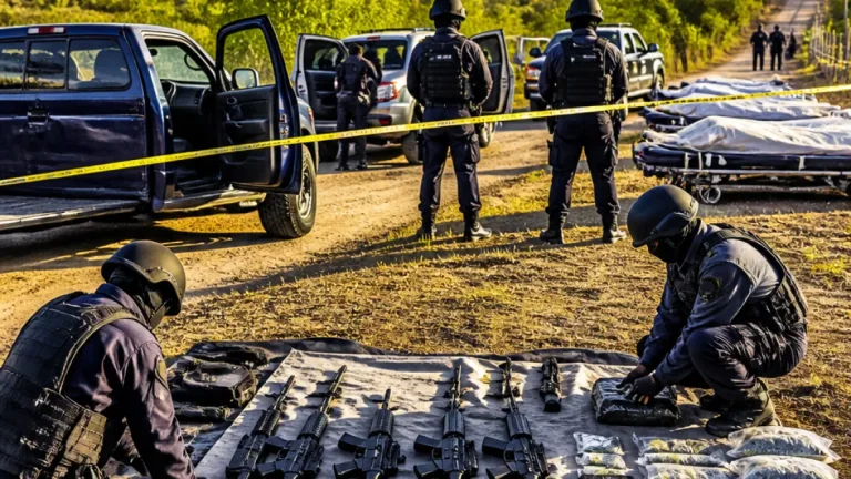Detienen a nueve por el multihomicidio en El Bosque; Fiscalía reporta armas y vehículos asegurados