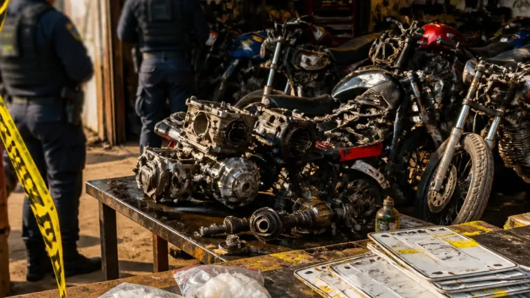 Detienen a seis por robo y alteración de motocicletas en Tlajomulco