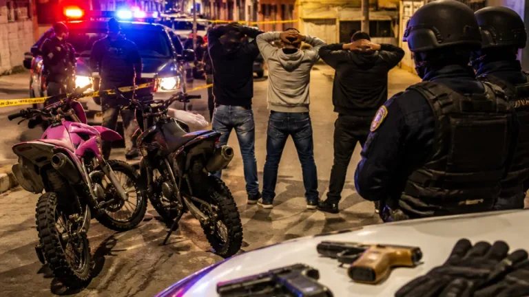 Detienen en Naucalpan a tres presuntos responsables de un robo a transeúnte en San Rafael Chamapa