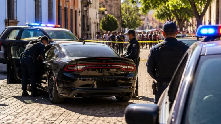 Detienen en Oaxaca de Juárez a conductor de auto con reporte de robo tras denuncia ciudadana