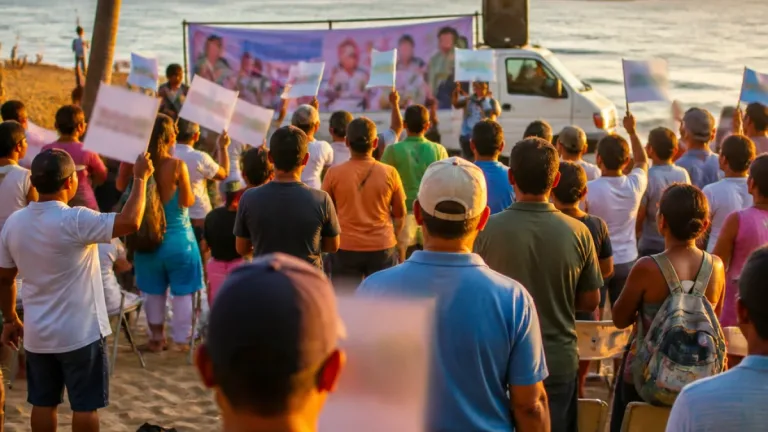 Diputado federal promueve apoyo a Esthela Damián en Acapulco; genera cuestionamientos por actos anticipados