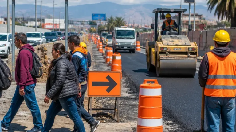 Ecatepec: rehabilitan 40 km de la Vía Morelos para mejorar conexión y seguridad vial