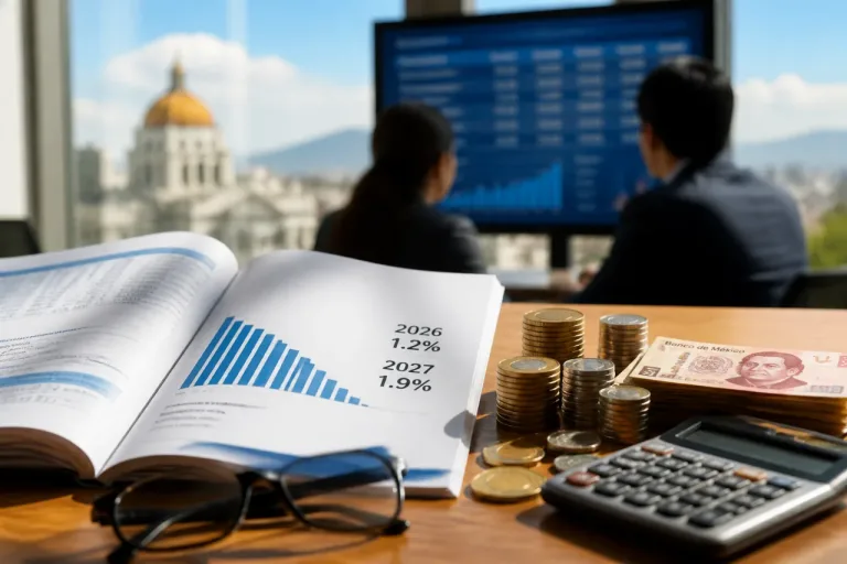 FMI ajusta a la baja crecimiento de México; previsión para 2026 baja a 1.2% y preocupa actividad
