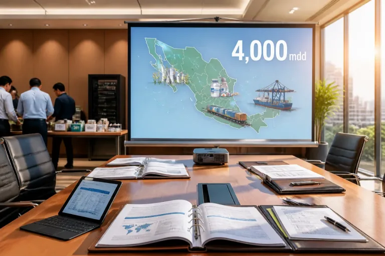Empresas suizas anuncian inversión por 4,000 mdd que reconfigura sectores clave en México