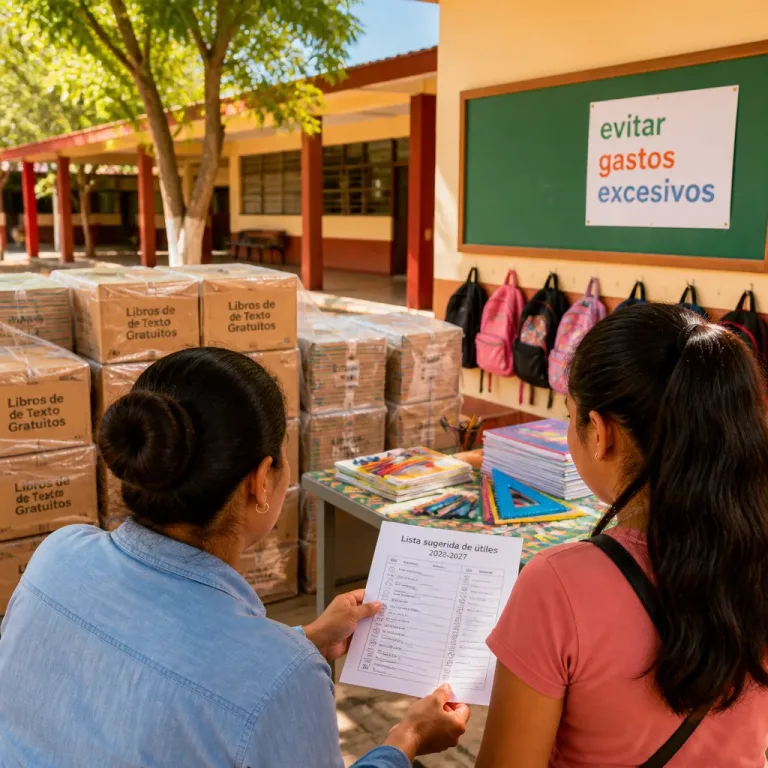 SEP entrega lista sugerida de útiles escolares para el ciclo 2026-2027 y pide evitar gastos excesivos