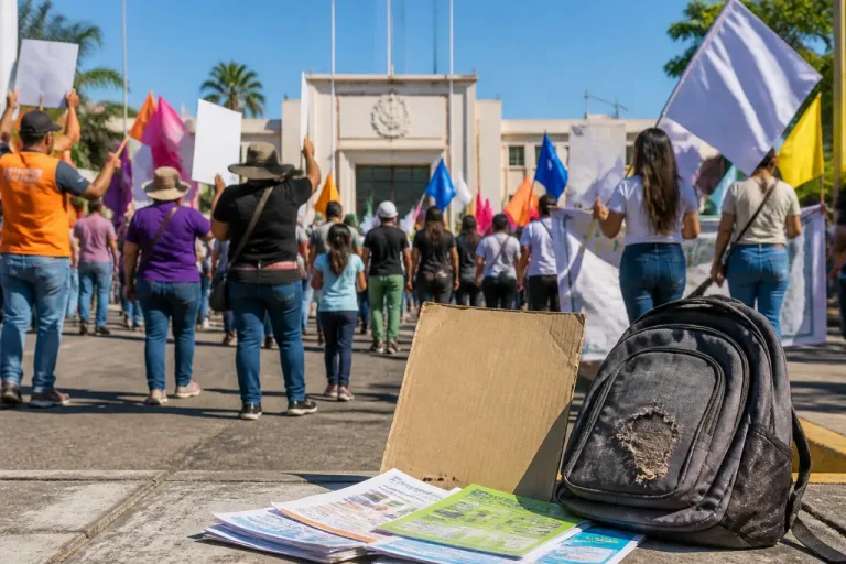 Movilización en Sonora exige recursos y cumplimiento de resoluciones para centros de educación inicial