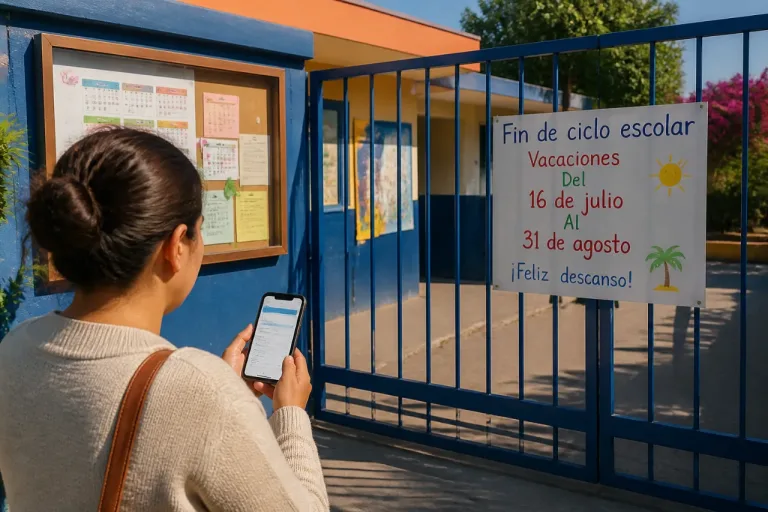 SEP confirma cierre del ciclo 2025-2026: vacaciones, regreso y consulta de boletas