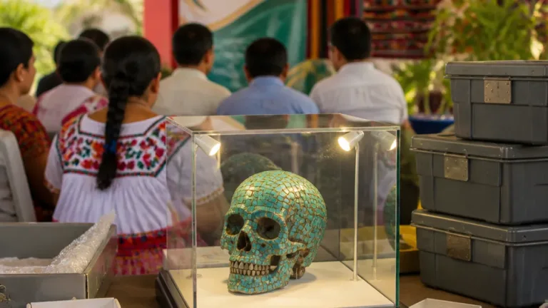 El INAH anunciará exhibición en Tututepec de cráneo mixteco repatriado desde Países Bajos