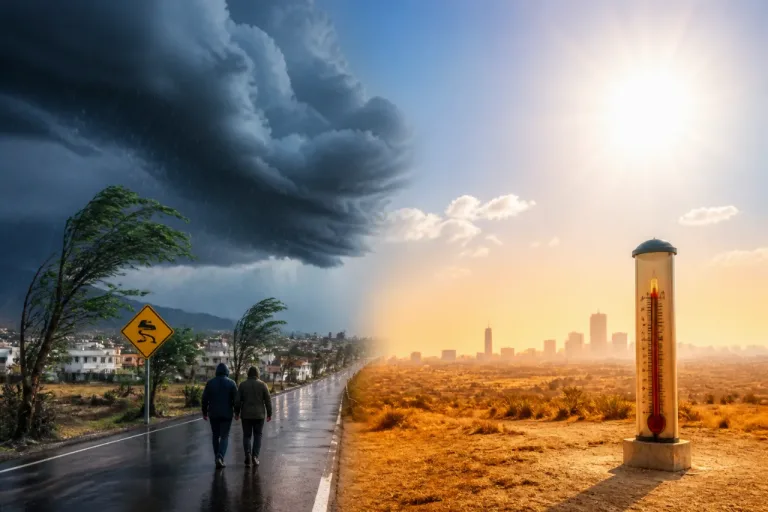 Tormentas fuertes y rachas muy intensas en la mitad norte; olas de calor en amplias zonas