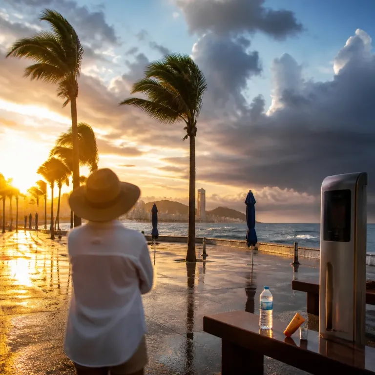 Mazatlán: se espera calor, alta humedad y 65% de probabilidad de lluvia este 16 de julio