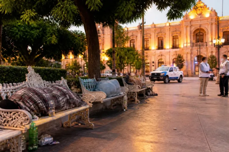 En Chilpancingo buscan rehabilitar a personas con alcoholismo que duermen en la plaza cívica